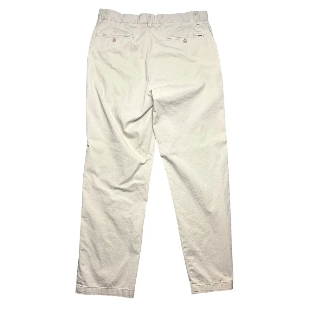 Polo Ralph Lauren Pants Mens 32 Tan Classic Fit Chinos Khaki Cotton Straight Leg